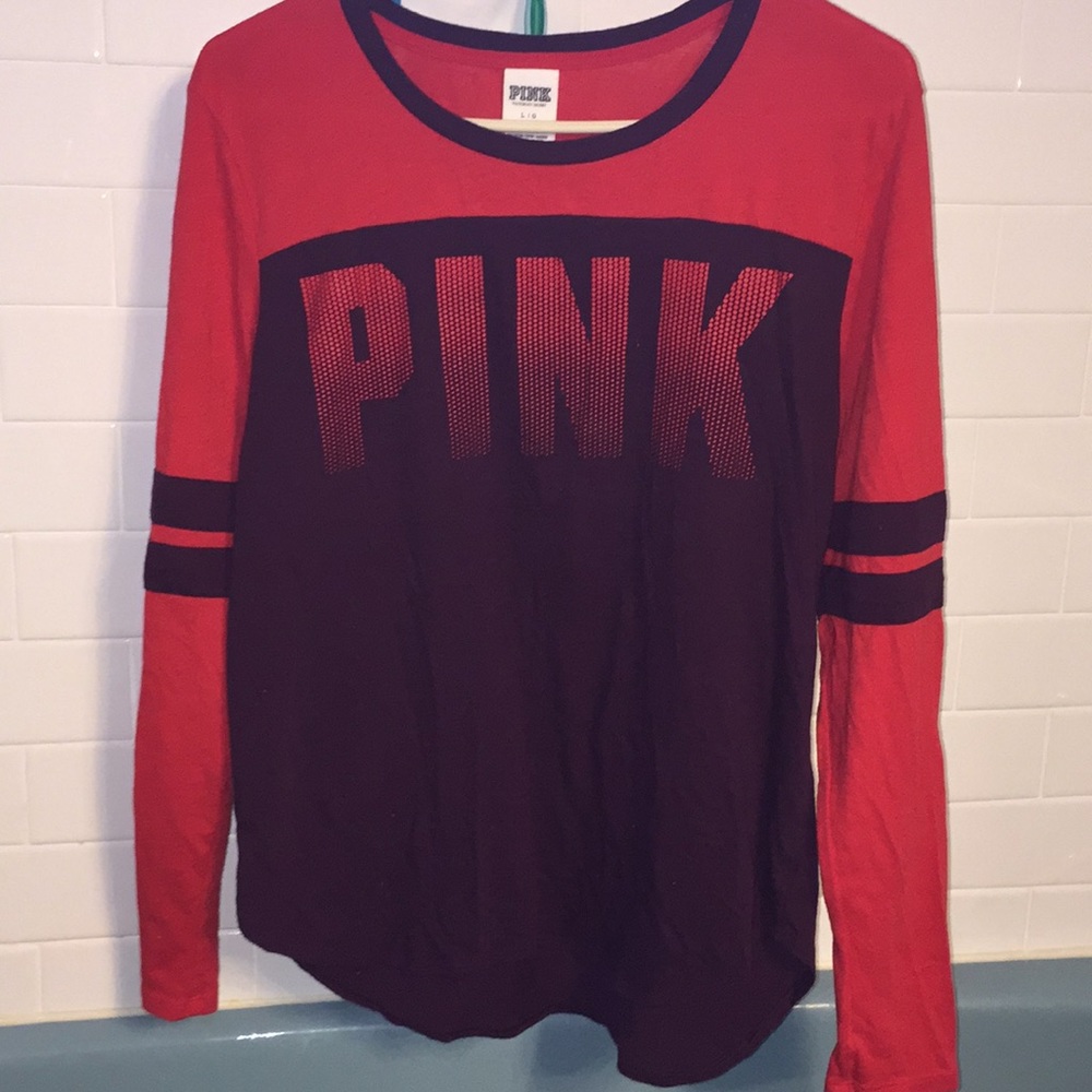 Pink Victoria’s Secret long sleeve shirt